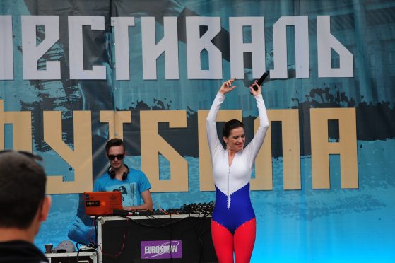 Анастасия Раинская на Московском фестивале футбола